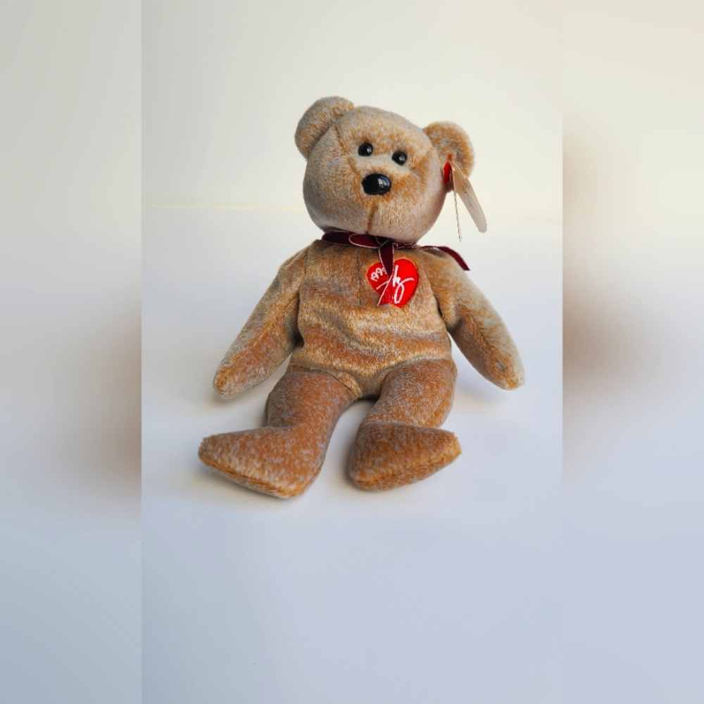Ty Beanie Baby 1999 Signature Bear Retired